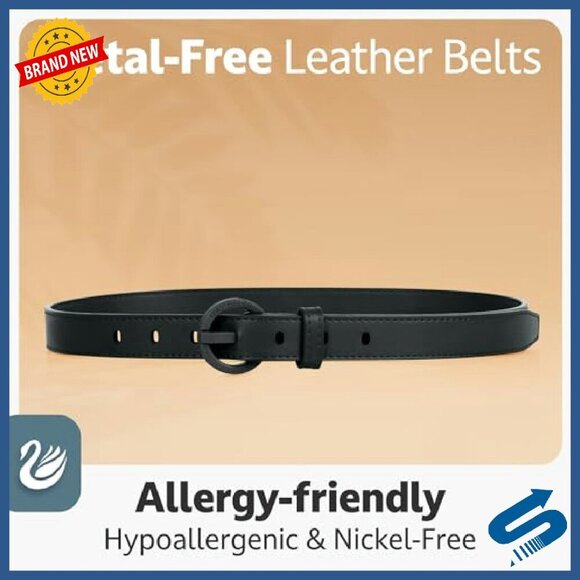 Women\'s 25mm Leather Belt TSA-Friendly Metal-Free Travel Essential main image 5